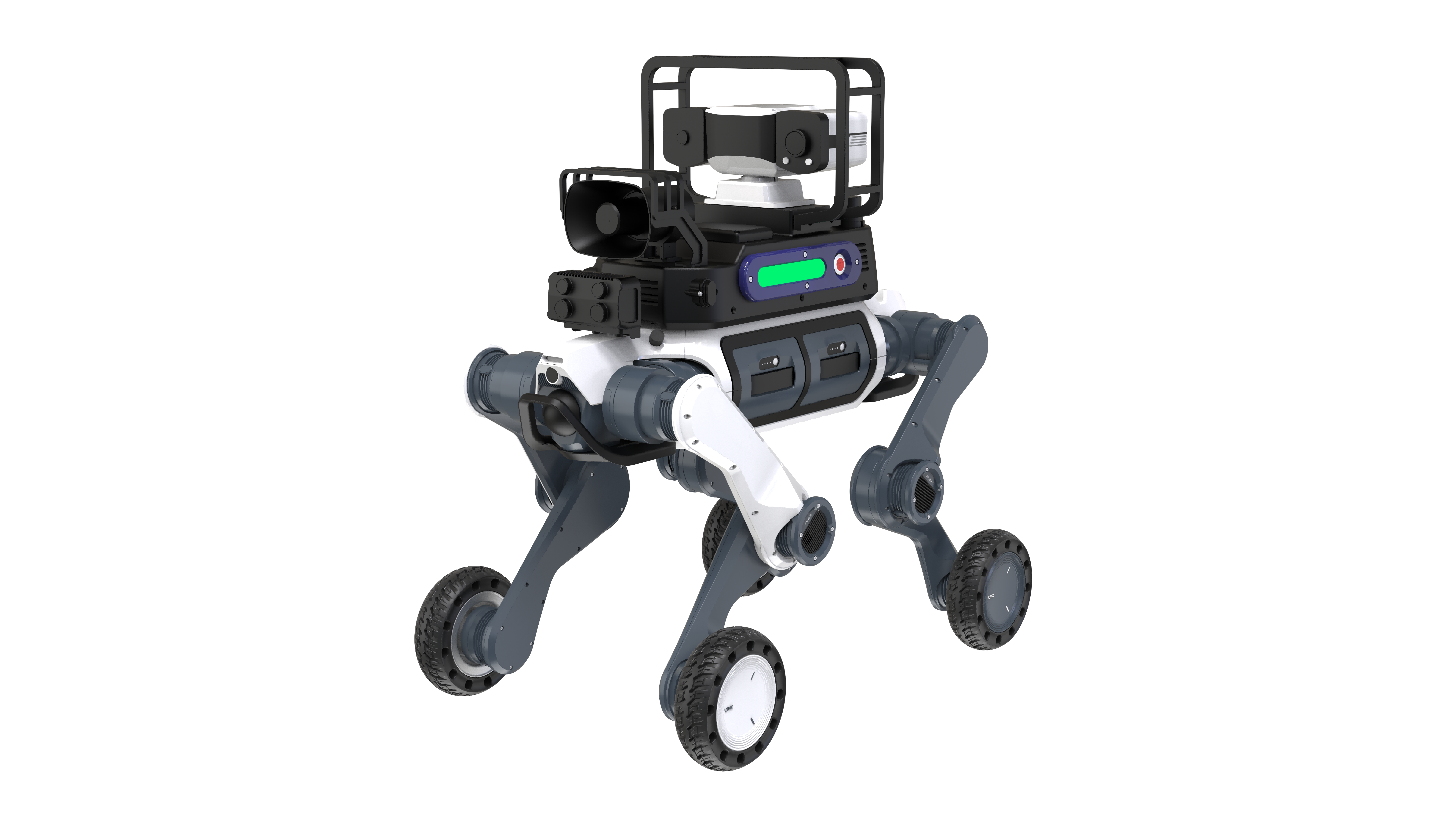 AI Patrol Wheeled Robot Dog Pro